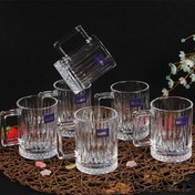 تصویر لیوان دسته دار الیسا ۶ عددی حجم ۲۵۰ میلی لیتر 