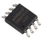 تصویر تراشه حافظه فلش W25Q64FV پکیج SOIC-8 