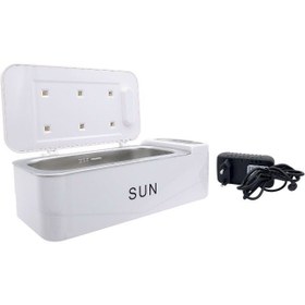 تصویر دستگاه استریل و تمیزکننده اولتراسونیک مدل SUN YT-90 مخصوص ابزار ناخن با اشعه UV 