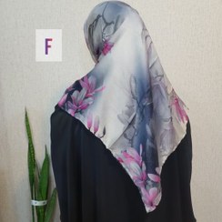 تصویر روسری ابریشم کوتاه مجلسی نجم بانو 