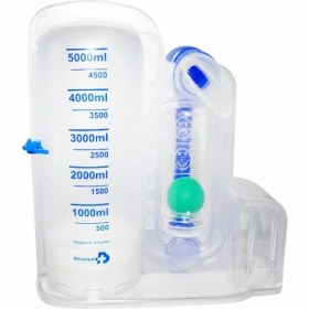 تصویر اسپیرومتری تشویقی 5000 سی سی Besmed volometric incentive spirometer besmed