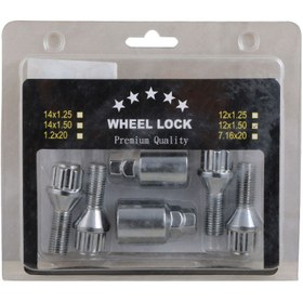 تصویر پیچ ضد سرقت قفل رینگ پراید 