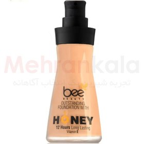 تصویر کرم پودر بی مدل Outstanding شماره 120 حجم 30 میلی لیتر Bee Beauty Outstanding Foundation Cream NO.120