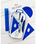 تصویر ست پرگار و ابزار رسم ریاضی سی کلاس مدل CS-313M ۷ تکه 