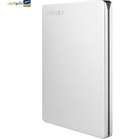 تصویر هارد اکسترنال توشیبا مدل Canvio Slim ظرفیت 2 ترابایت Toshiba Canvio Slim 2TB External Hard Drive