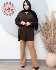 تصویر شومیز کرپ الیزه ساده 