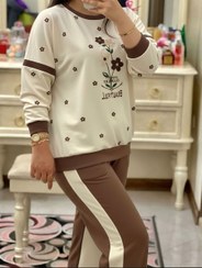 تصویر ست بلوز و شلوار پنبه ای flower 