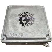 تصویر جعبه تقسیم فلزی 6.5*20*20 