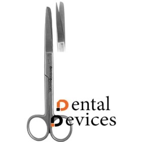 تصویر قیچی برش گاز (یکسر تیز ) Dental Device Dental Device