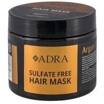 تصویر ماسک مو آرگان آدرا فاقد سولفات مناسب مو خشک و آسیب دیده حجم 400 میلی لیتر Adra Argan Hair Mask 400ml