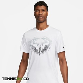 تصویر تی شرت تنیس مردانه نایک NikeCourt Rafa Dri-FIT- سفید 