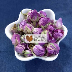 تصویر غنچه گل محمدی خشک شده 