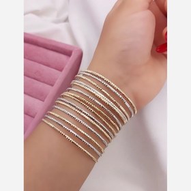 تصویر النگو طلاروس رنگ ثابت 