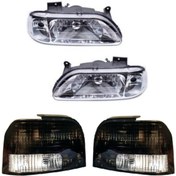 تصویر چراغ جلو و عقب خطر دودی پراید 131 بسته 4 عددی گارانتی سلامت و کیفیت کالا+گارانتی تعویض بی قید و شرط