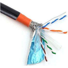 تصویر کابل شبکه اوت دور نگزنس CAT6 SFTP مس دو روکش به طول 305 متر 