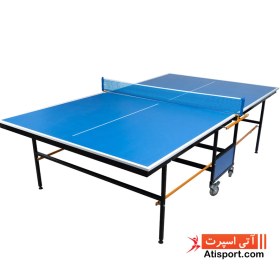 تصویر میز پینگ پنگ ۴ چرخ MDF ضدخش 