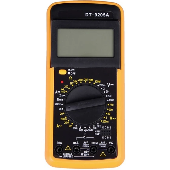 Digital Multimeter Multimètre Digital - DT9205A à prix pas cher