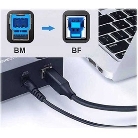 تصویر کابل پرینتر یوگرین مدل US210 طول ۲ متر USB 3.0 