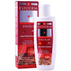 تصویر شامپو مخصوص موهای رنگ شده اویکالر اویدرم Evicolor Eviderm for colored hair Shampoo 250 ml