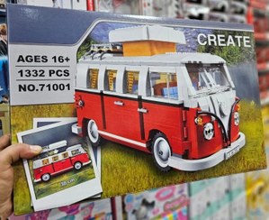 تصویر لگو ماشین فولکس ون ۱۳۳۲ قطعه ای کد 71001 