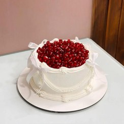 تصویر کیک وینتیج زمستونی 