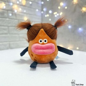 تصویر عروسک سیب زمینی لب پروتزی Potato doll with prosthetic lips