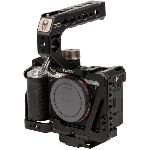  SmallRig Cage Kit for Sony A7C II / A7CR with a Cable Clamp  for HDMI, Full Access Vlog Making Camera Video Cage for Sony Alpha 7C II/Alpha  7CR with Hinge