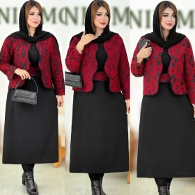 تصویر کت سارافن غزال 