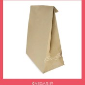 تصویر پاکت بیرون بر کرافت برای ساندویچ - بدون چاپ (پک 100 عددی) 40x34x14 