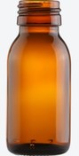 تصویر بطری شیشه ای دارویی 60 سی سی با درب فلزی MEDICENE GLASS BOTTLE 60 ML