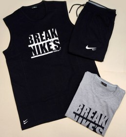 تصویر ست تاپ و شلوارک مردانه BREAK NIKES /شناسه 267 