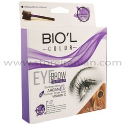 تصویر کیت رنگ ابرو بیول بلوند شکلاتی روشن شماره 8.8 Bio'l Eyebrow Cream Color Kit Light Chocolate Blonde 8.8