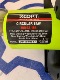 تصویر اره دیسکی 1500 وات ایکس کورت XCORT XMY03-180 XCORT XMY03-180 Circular saw 1500w 185mm 6000rpm