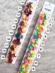 تصویر مینی کلیپس بابونه شمعی سه‌تایی 