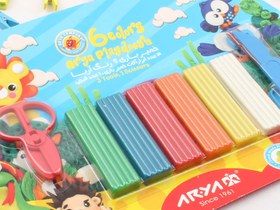 تصویر خمیر بازی 6 رنگ وکیومی آریا Arya 1024 Arya 1024 Play Dough 6 Colors