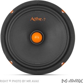 تصویر میدرنج ۸ اینچ خودرو اکتیو ۷ (ACTIVE 7) مدل AC 8-33T Midrange 8 Inch ACTIVE AC 8-33T