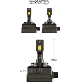 تصویر هدلایت پایه D1s D3s مدل M13 کانپکس ConPex | اورجینال Led Headlight ConPex M13 D1s D3s D8s