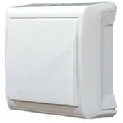 تصویر کلید تک پل روکار ایران الکتریک 