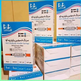 تصویر آوا سرنگ انسولین 31G_0/5cc بسته ۱۰عددی AVA Syring insulin 31G 0/5cc pack N10