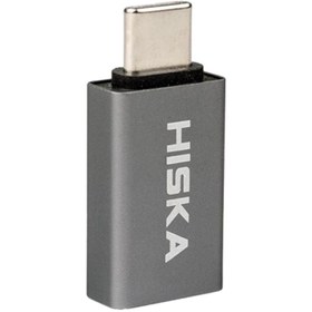 تصویر تبدیل Hiska OT-01 OTG Type-C ا Hiska OT-01 OTG Type-C Adapter Hiska OT-01 OTG Type-C Adapter