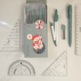 تصویر ست پرگار و خط کش(ست ریاضی) 