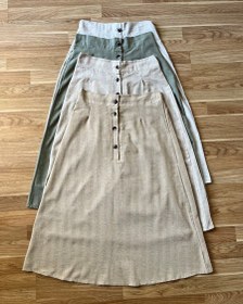 تصویر دامن لینن 