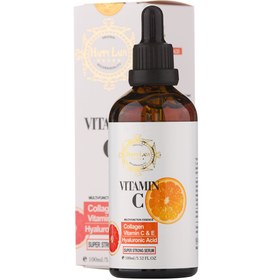 تصویر سرم آبرسان پوست حاوی کلاژن و ویتامین C و E حجم 100 میل هپی لیدی Happy Lady Collagen Vitamin C And E Serum 100 ml