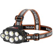 تصویر هدلامپ کوهنوردی 8 لامپه توبیز مدل HeadLamp-01 