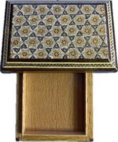 تصویر جعبه سکه خاتم کاری Inlaid coin box