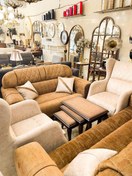 تصویر مبل 7 نفره مدل کاشو اقساط ۱۸ ماهه برای بازنشستگان تامین اجتماعی 