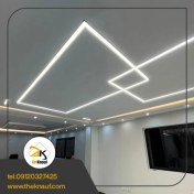تصویر کناف سقف مدل پروفیل لایت 