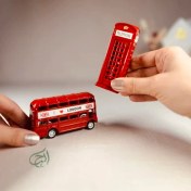 تصویر کیوسک تلفن و اتوبوس لندن مینی (دکوری) 