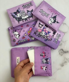 تصویر دستمال کاغذی جیبی کرومی 