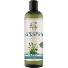 تصویر شامپو بدون سولفات پتال فرش جلبک دریایی و روغن آرگان آمریکایی Petal Fresh Strengthening Shampoo Seaweed &amp; Argan oil 